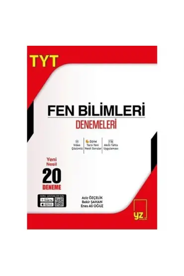  YZ Yayınları YKS TYT Fen Bilimleri 20 Deneme