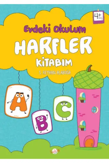  Evdeki Okulum Harfler Kitabım 4+Yaş