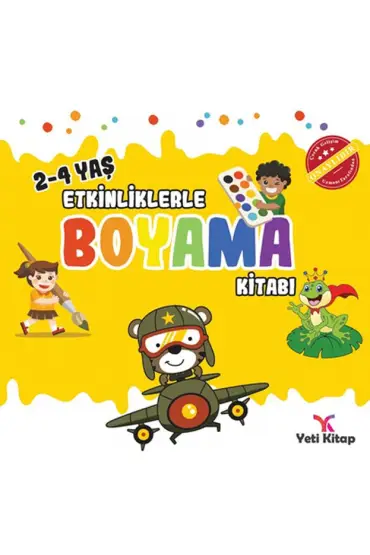  Etkinliklerle Boyama Kitabı 2 - (2-4 Yaş)