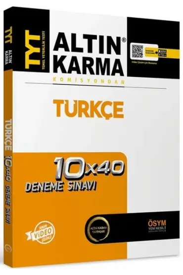  Altın Karma 2023 TYT Türkçe 10 x 40 Branş Deneme