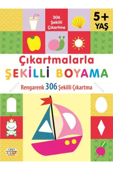  Çıkartmalarla Şekilli Boyama 5 Yaş Üstü