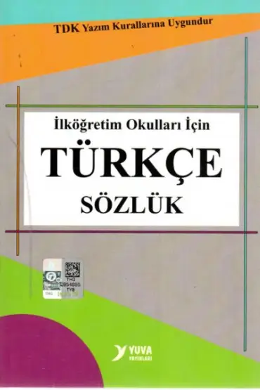  Yuva TDK Uyumlu İlköğretim Okulları İçin Türkçe Sözlük