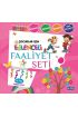  Eğlenceli Faaliyet Seti - Pembe Kitap - 4+ Yaş