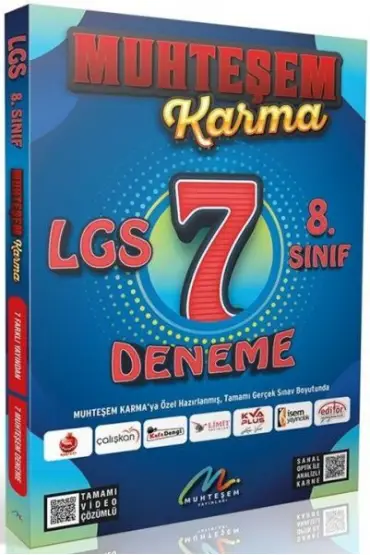  Muhteşem Yayınları 2023 LGS 7 li Karma Deneme Seti