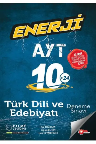  Palme Enerji Ayt Türk Dili Ve Edebiyatı 10 Deneme Sınavı