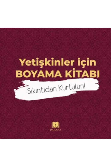  Yetişkinler İçin Boyama Kitabı-Mandala