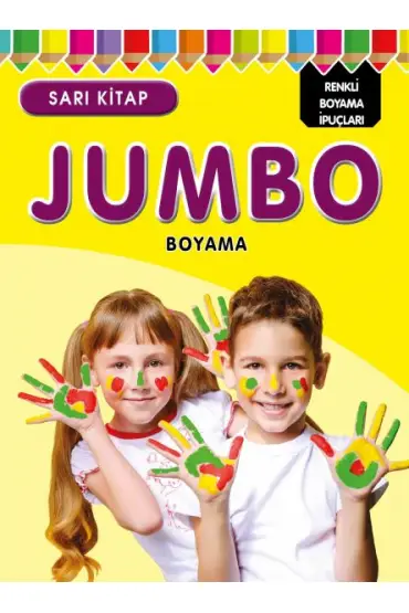  Jumbo Boyama Sarı Kitap