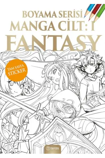  Manga Boyama Cilt I: Fantasy