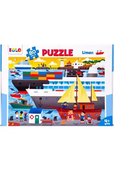  Yer Puzzle-80 Parça Puzzle - Liman