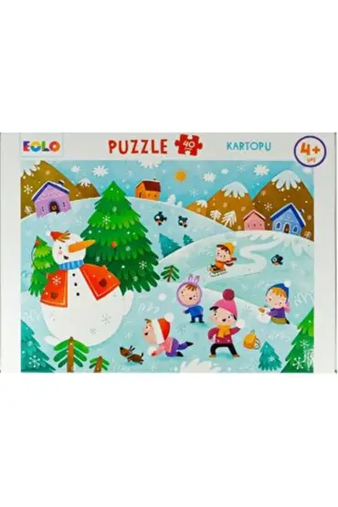  Yer Puzzle-40 Parça Puzzle - Kartopu