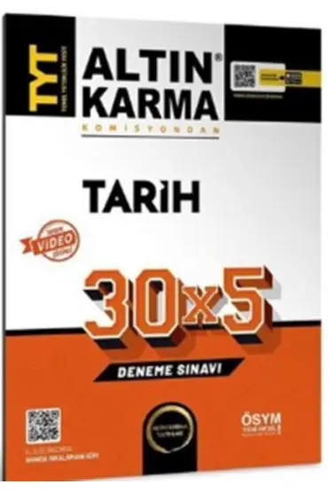  Altın Karma TYT Tarih 30 x 5 Deneme