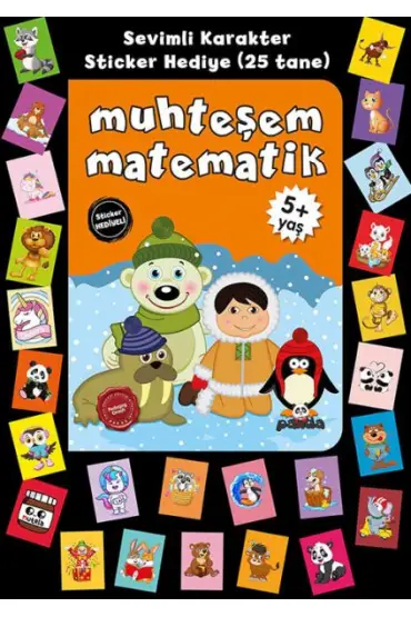  Stickerlı 5+ Yaş Muhteşem Matematik