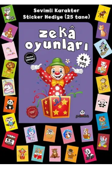  Stickerlı 4+ Yaş Zekâ Oyunları