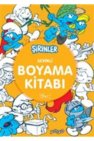  Sevimli Boyama Kitabı - Şirinler