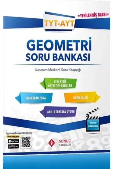  Sonuç 2022 TYT AYT Geometri Soru Bankası