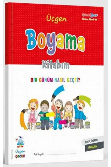  Boyama Kitabım - Bir Günüm Nasıl Geçti?