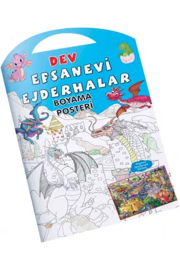  Efsanevi Ejderhalar Dev Boyama Posteri