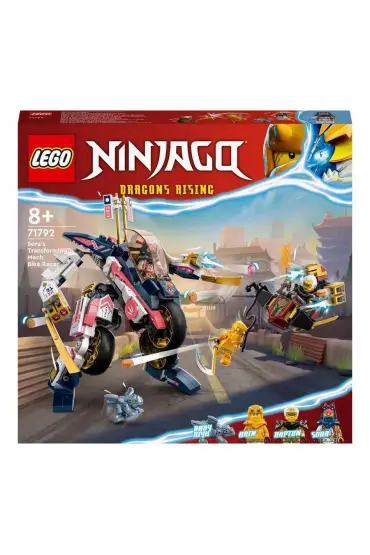  193  Ninjago Sora nın Dönüşen Robot Motosiklet Yar