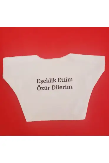  192 Eşeklik Ettim Yazılı Oyuncak Tişörtü