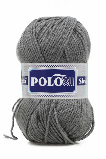 Polosu Siesta Soft El Örgü İpi Koyu Gri 234