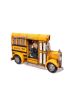  192 Dekoratif Metal Çerçeve Okul Otobüsü Temalı