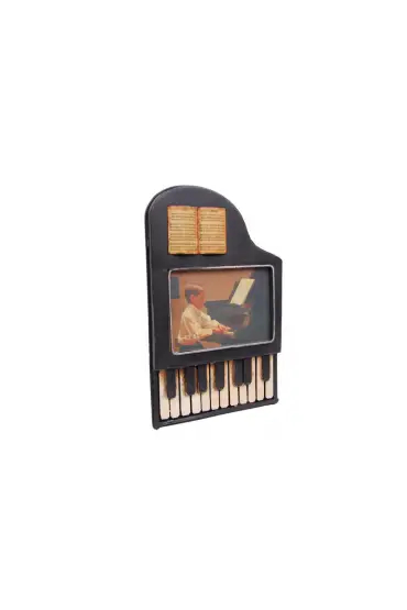  192 Dekoratif Metal Çerçeve Piyano Temalı
