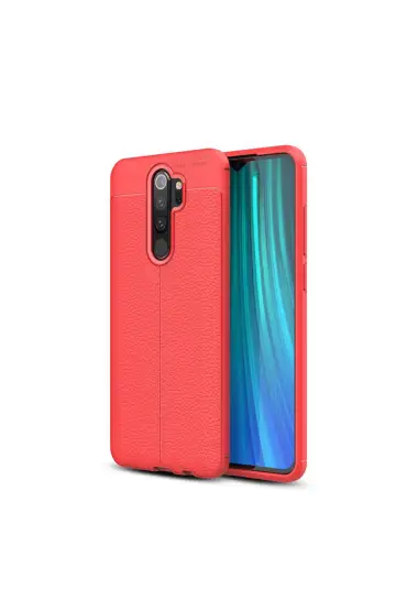  192 Xiaomi Redmi Note 8 Pro Kılıf Focus Derili Silikon - Ürün Rengi : Lacivert