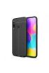  192 Huawei P40 Lite E Kılıf Focus Derili Silikon - Ürün Rengi : Siyah