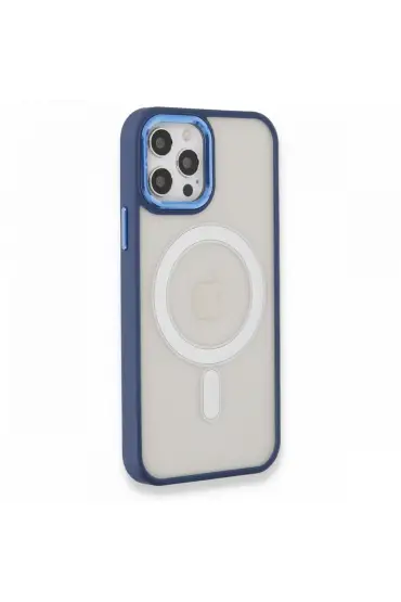  192 İphone 12 Pro Kılıf Room Magneticsafe Silikon - Ürün Rengi : Sierra Blue