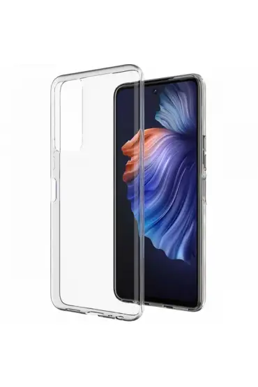  192 Tecno Camon 18t Kılıf Lüx  Silikon - Ürün Rengi : Şeffaf