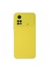  192 Xiaomi Poco M4 Pro 4g Kılıf Nano İçi Kadife  Silikon - Ürün Rengi : Sarı