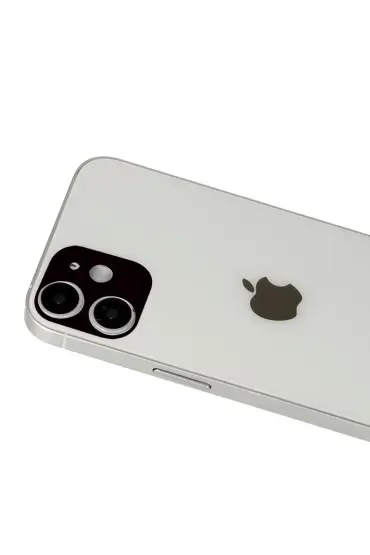  192 İphone 12 Rainbow Kamera Lens Koruma Cam - Ürün Rengi : Beyaz