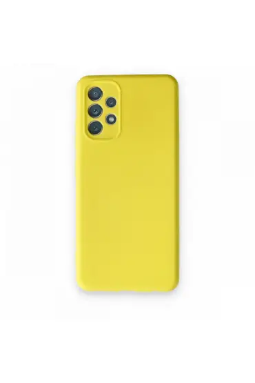  192 Samsung Galaxy A13 4g Kılıf Nano İçi Kadife  Silikon - Ürün Rengi : Sarı