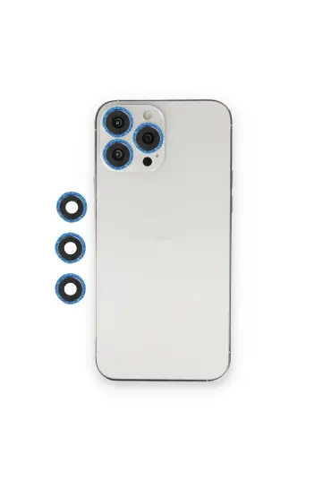  192 İphone 13 Pro Max Shine Kamera Lens - Ürün Rengi : Gümüş