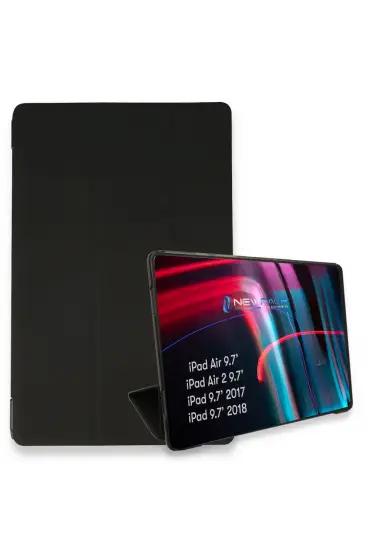  192 İpad 9.7 (2018) Kılıf Tablet Smart Kılıf - Ürün Rengi : Mor