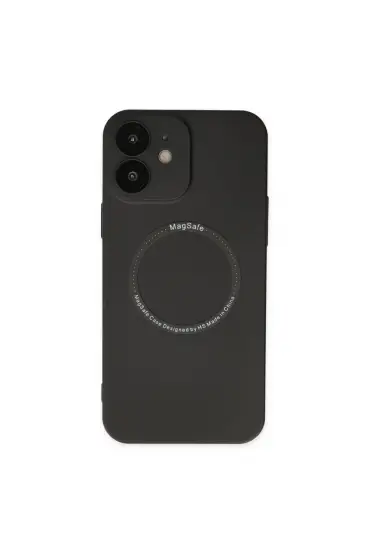  192 İphone 11 Kılıf Jack Magneticsafe Lens Silikon - Ürün Rengi : Siyah