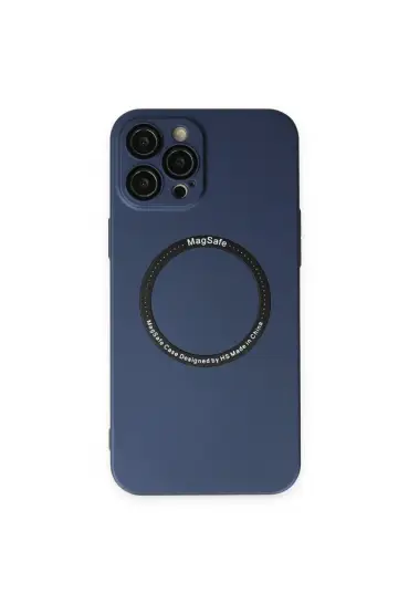  192 İphone 12 Pro Max Kılıf Jack Magneticsafe Lens Silikon - Ürün Rengi : Siyah