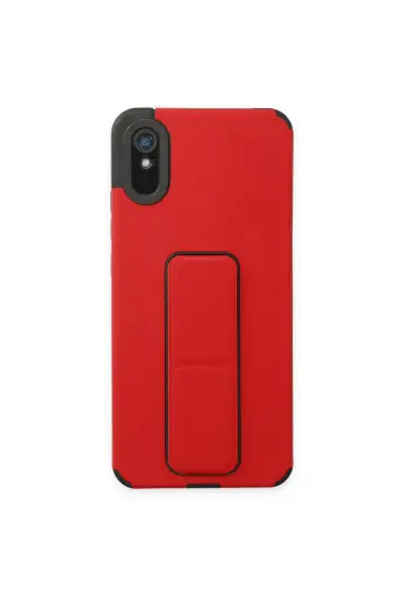  192 Xiaomi Redmi 9a Kılıf Mega Standlı Silikon - Ürün Rengi : Pudra