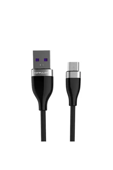  S82 Seramik Uçlu Micro Usb Kablo 1m 3.1a - Ürün Rengi : Siyah