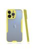  İphone 14 Pro Kılıf Platin Silikon - Ürün Rengi : Sarı