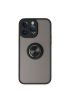  İphone 14 Pro Kılıf Montreal Yüzüklü Silikon Kapak - Ürün Rengi : Lacivert