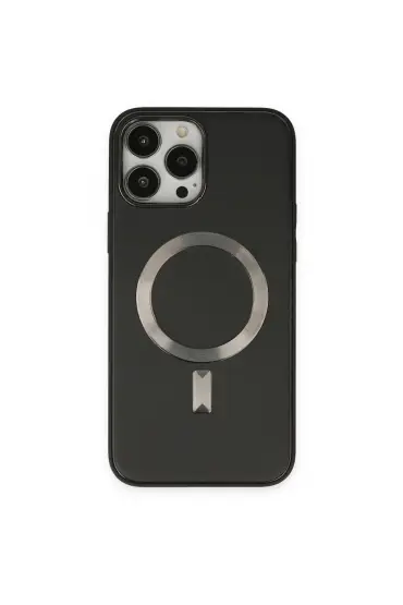  İphone 13 Pro Kılıf Coco Deri Magneticsafe Silikon - Ürün Rengi : Lacivert