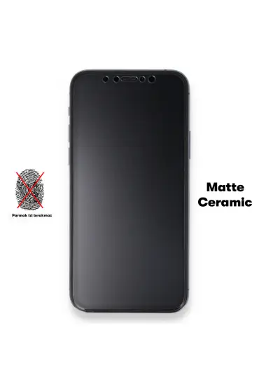  Huawei Nova Y70 Mat Seramik Nano Ekran Koruyucu - Ürün Rengi : Siyah