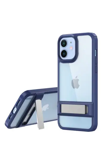  İphone 11 Kılıf Rolet Stand Kapak - Ürün Rengi : Sierra Blue