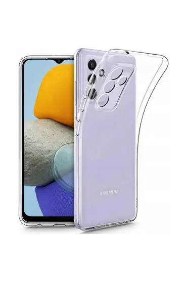  Samsung Galaxy M13 Kılıf Lüx  Silikon - Ürün Rengi : Şeffaf