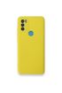  General Mobile Gm 21 Plus Kılıf Nano İçi Kadife  Silikon - Ürün Rengi : Sarı