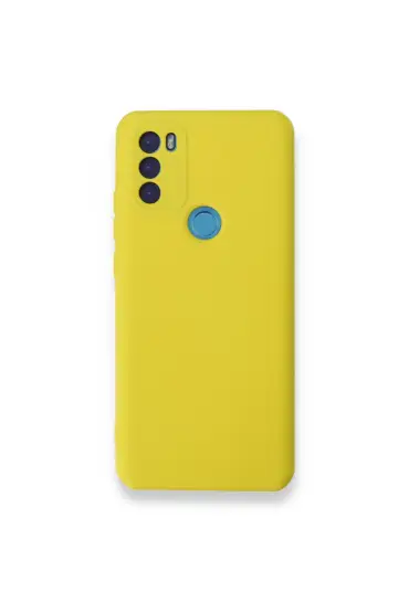  General Mobile Gm 21 Plus Kılıf Nano İçi Kadife  Silikon - Ürün Rengi : Sarı