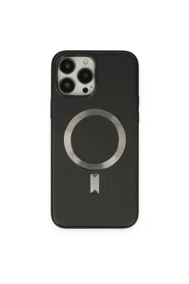  İphone 14 Pro Kılıf Coco Deri Magneticsafe Silikon - Ürün Rengi : Bordo