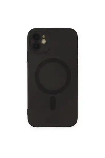  İphone 12 Kılıf Moshi Lens Magneticsafe Silikon - Ürün Rengi : Siyah