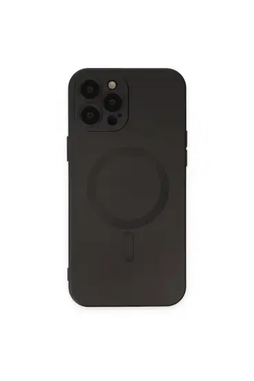  İphone 12 Pro Max Kılıf Moshi Lens Magneticsafe Silikon - Ürün Rengi : Füme